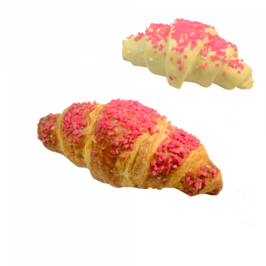 МИНИ ФРАНЦУЗСКИЙ КРУАССАН С МАЛИНОВОЙ НАЧИНКОЙ