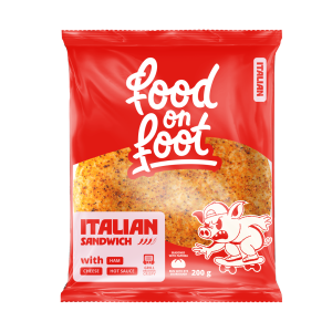 ИТАЛЬЯНСКИЙ СЭНДВИЧ С ВЕТЧИНОЙ, СЫРОМ И ОСТРЫМ СОУСОМ